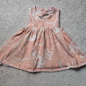 Jessica Simpson Peach & White Baby Dress
